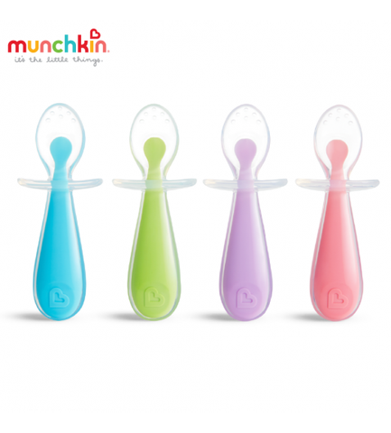 MUNCHKIN - THÌA SILICONE TẬP XÚC CHỐNG HÓC - MK27147