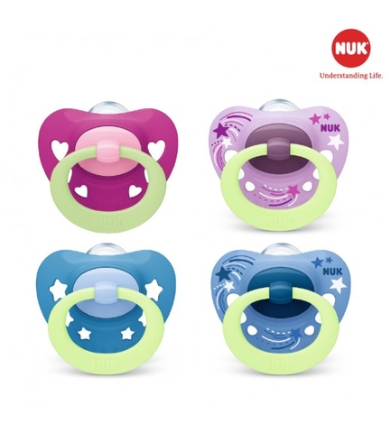 NUK - TI GIẢ SIGNATURE SILICONE PHÁT SÁNG