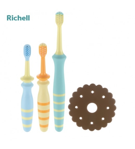 RICHELL - BỘ BÀN CHẢI 3 BƯỚC T.L.I