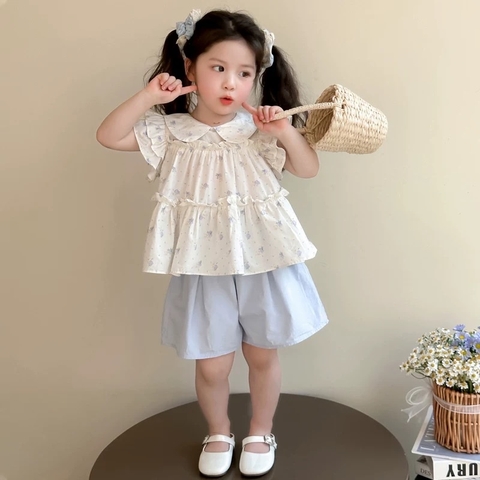 TL - Set quần short+áo cánh tiên (80-130)