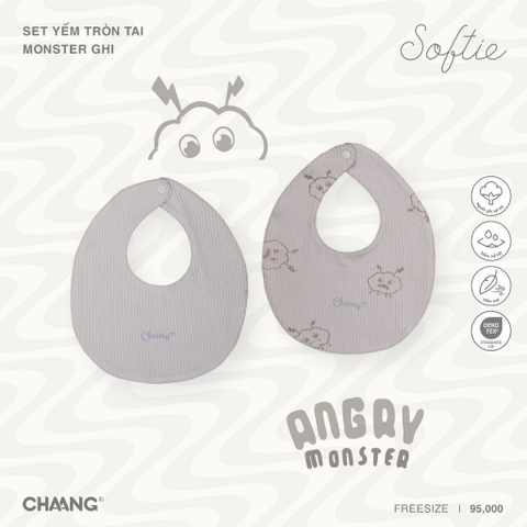 CHAANG - Set yếm tròn tai Monster