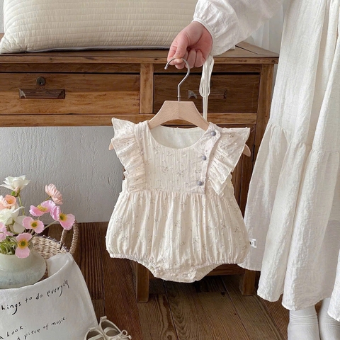 JS - Body kem hoa xám cánh tiên 3 cúc (66-80)