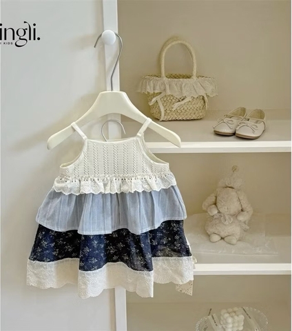 TL - Váy 2 dây xếp ly (80-140)