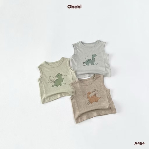 OBEBI - Áo ba lỗ khủng long(66-110)