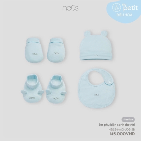NOUS - Set phụ kiện xanh da trời Freesize