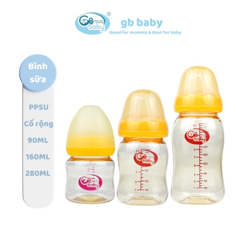 GB BABY - BÌNH SỮA PPSU CỔ RỘNG