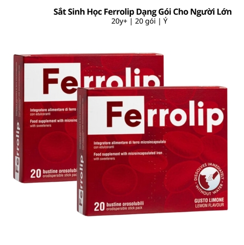 FERROLIP - 16Y+SẮT SINH HỌC DẠNG GÓI