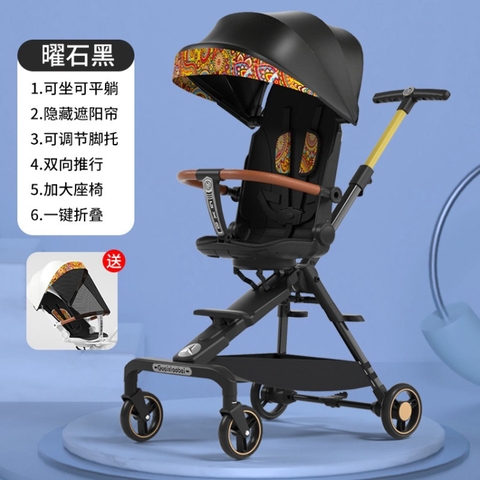 GXB S600 - XE ĐẨY ĐẢO CHIỀU GẤP GỌN CÓ KHAY ĂN