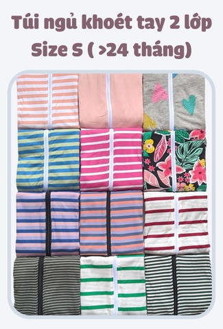 COCOON Túi ngủ nỉ khoét tay 2 lớp