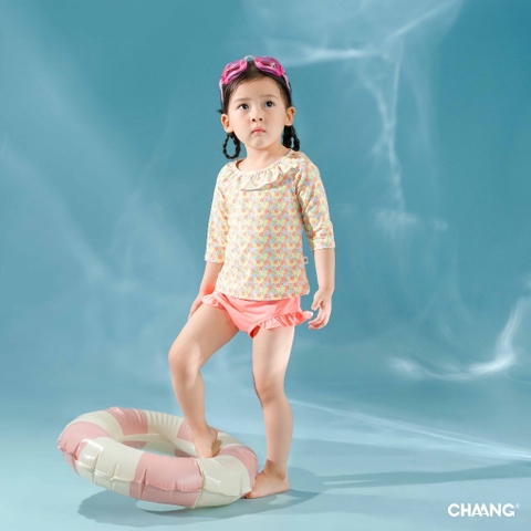 CHAANG - Bộ bơi liền Olympia hoa nhí(6M-5Y)