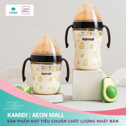 KAMIDI - BÌNH SỮA NHỰA HỌA TIẾT