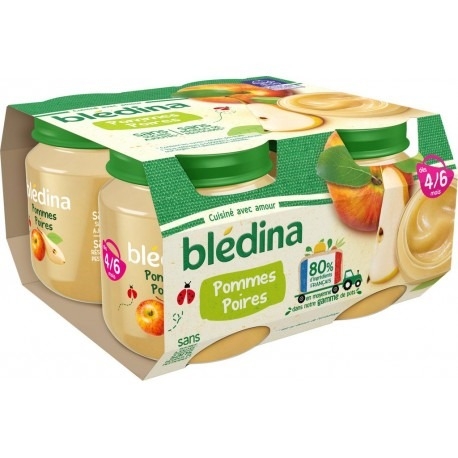 BLEDINA - 4M+HOA QUẢ NGHIỀN CHỐNG TÁO BÓN
