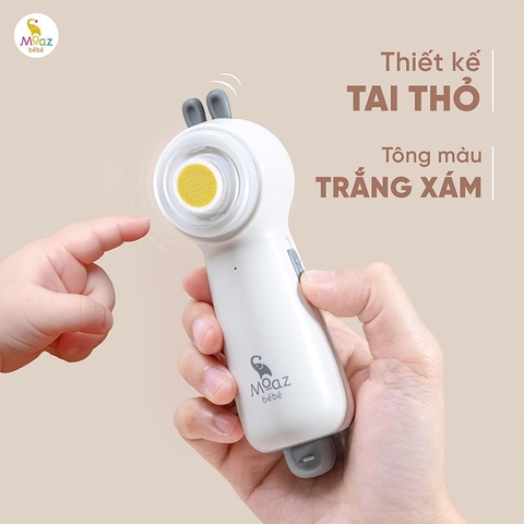 MOAZ - BỘ CẮT DŨA MÓNG TAY PIN MB-118