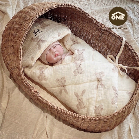 OME - QUẤN Ủ BÔNG GẤU THỎ