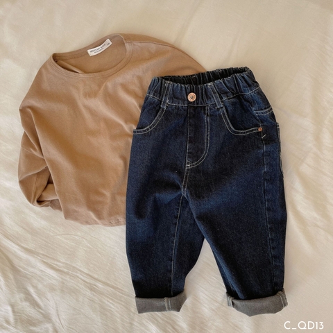 TH Quần Jeans xanh xắn Gấu MMY baby (S 90-140)