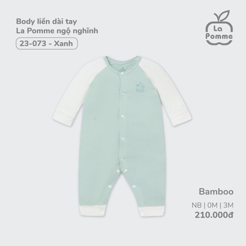 LA POMME - Body liền dài tay ngộ nghĩnh(NB-6M)