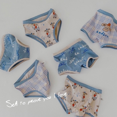 OBB Set quần chip đùi cún xanh dương (S,M,L)