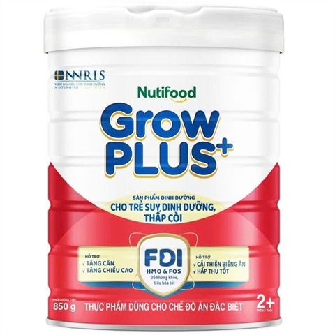 NUTIFOOD - SỮA BỘT GROWPUS+ĐỎ-SUY DINH DƯỠNG THẤP CÒI