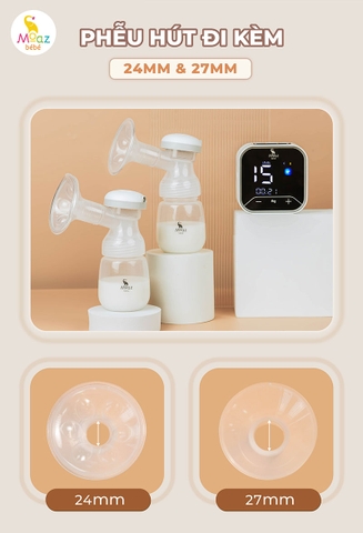 MOAZ - MÁY HÚT SỮA ĐIỆN ĐÔI MB-094