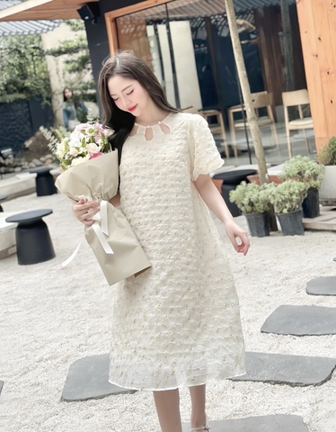 JM - Váy bầu hoa vàng  (S-L)