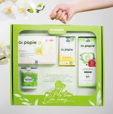 PAPIE - BỘ COMBO SẢN PHẨM MẸ TRÒN CON VUÔNG