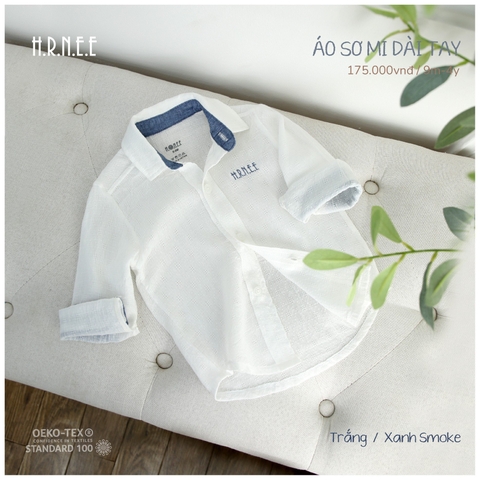 HRNEE Áo sơ mi dài tay (S18M-4Y)