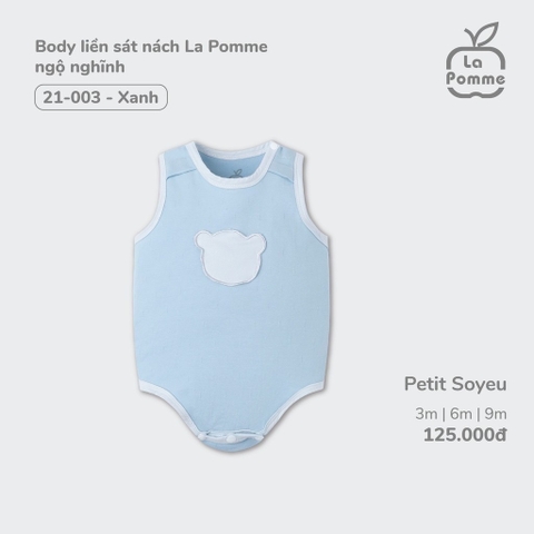 LA POMME - Body liền sát nách ngộ nghĩnh(3-12M)