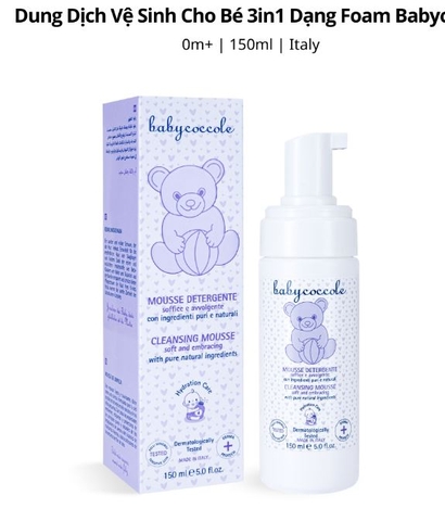 BABYCOCCOLE - DUNG DỊCH VỆ SINH CHO BÉ