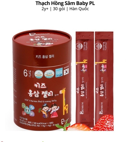 BABY PL - 2Y+THẠCH HỒNG SÂM HÀN QUỐC