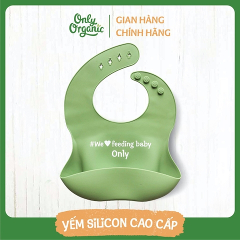 ONLY ORGANIC - YẾM ĂN DẶM SILICONE CÓ MÁNG