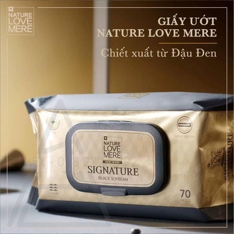 NATURE LOVE MERE - KHĂN GIẤY ƯỚT CAO CẤP