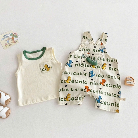 TL - Set yếm in hoạ tiết khủng long(73-100)