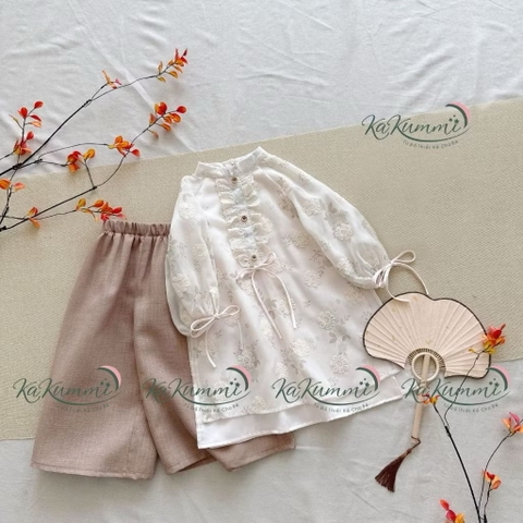 KAKUMMI - Áo dài Mộc Trà(80-140)