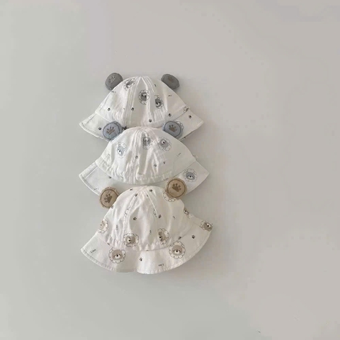 BW - Mũ vành tai gấu có dây rút (6M-2Y)