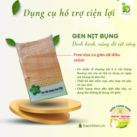 BẢO NHIÊN - GEN NỊT BỤNG EO 70-120CM