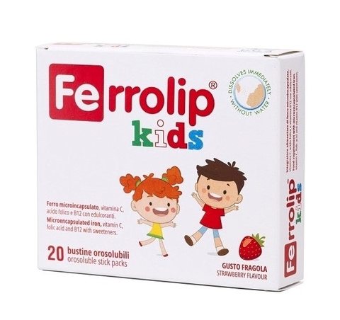FERROLIP - 1Y+SẮT GÓI HỮU CƠ KIDS