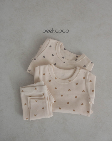 PEEKABOO Bộ rời tim DAL CONG(XS-XL)