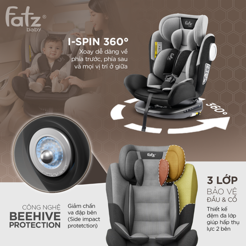 FATZ - GHẾ NGỒI Ô TÔ ISOFIX TOP TETHER299