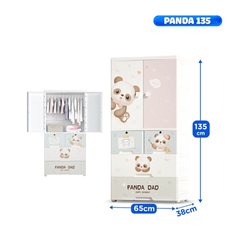 CHILUX - TỦ NHỰA GẤU PANDA