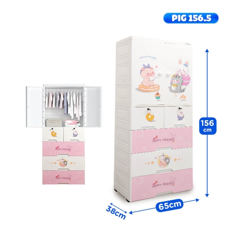 CHILUX - TỦ NHỰA MẪU PIG HEO