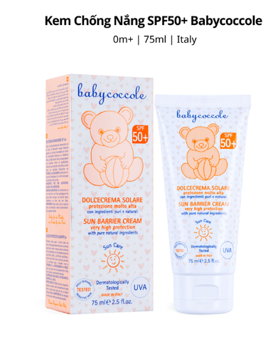BABYCOCCOLE - KEM CHỐNG NẮNG SPF 50+