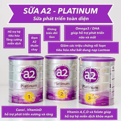 A2 - SỮA BỘT PLATINUM A2 TÍM