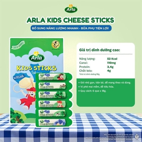 ARLA - 1Y+PHÔ MAI QUE HỮU CƠ KIDS STICKS