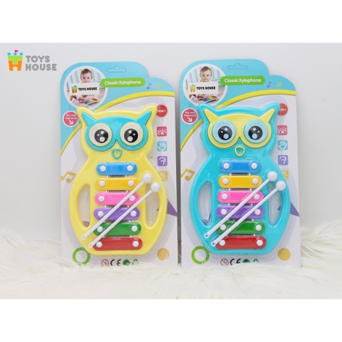 TOYSHOUSE - ĐÀN GÕ XYLOPHONE HÌNH CÚ MÈO C601