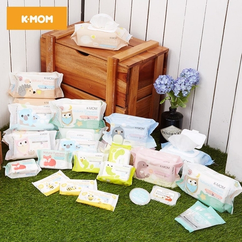 K-MOM - KHĂN GIẤY ƯỚT HỮU CƠ
