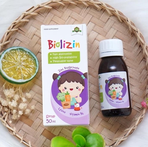 BIOLIZIN EU - 3M+KẼM NGUYÊN TỐ HỮU CƠ VỊ ĐÀO