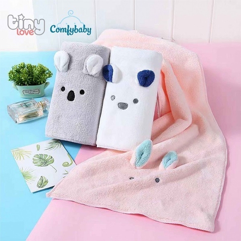 TINYLOVE - KHĂN TẮM GẤU TRẮNG SIÊU MỀM KT03