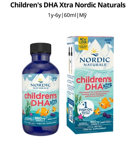 NORDIC NATURALS - DHA CHẬM NÓI