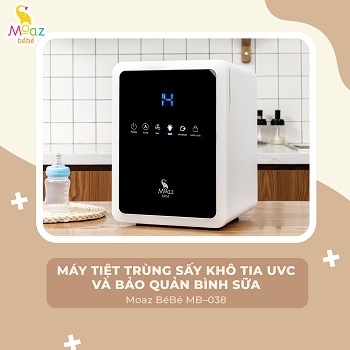 MOAZ - MÁY TIỆT TRÙNG SẤY KHÔ UVC MB-038