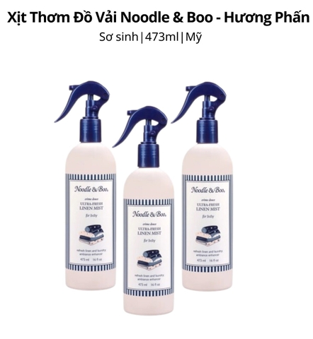 NOODLE & BOO -  XỊT THƠM QUẦN ÁO, ĐỒ VẢI